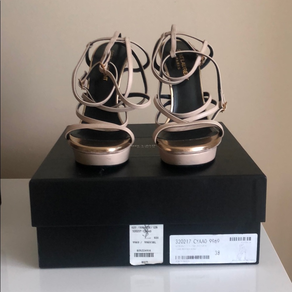 Saint Laurent Strappy Heels size 8
